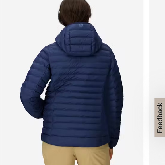 Marmot Lavender Hooded Puffer Jacket | Women’s Medium | Lightweight Insulated - Picture 6 of 8